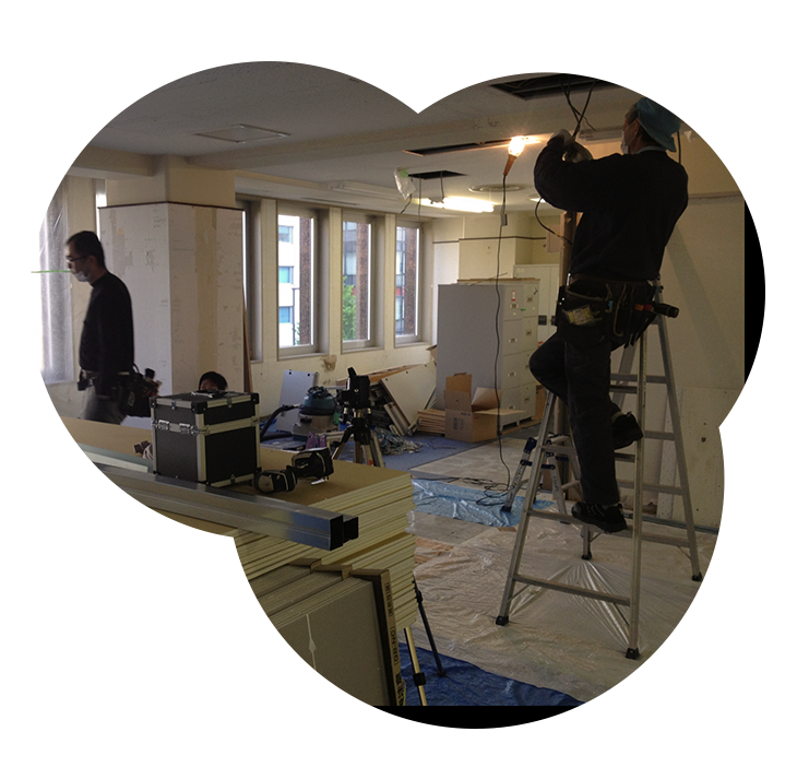 店舗新規工事のイメージ写真